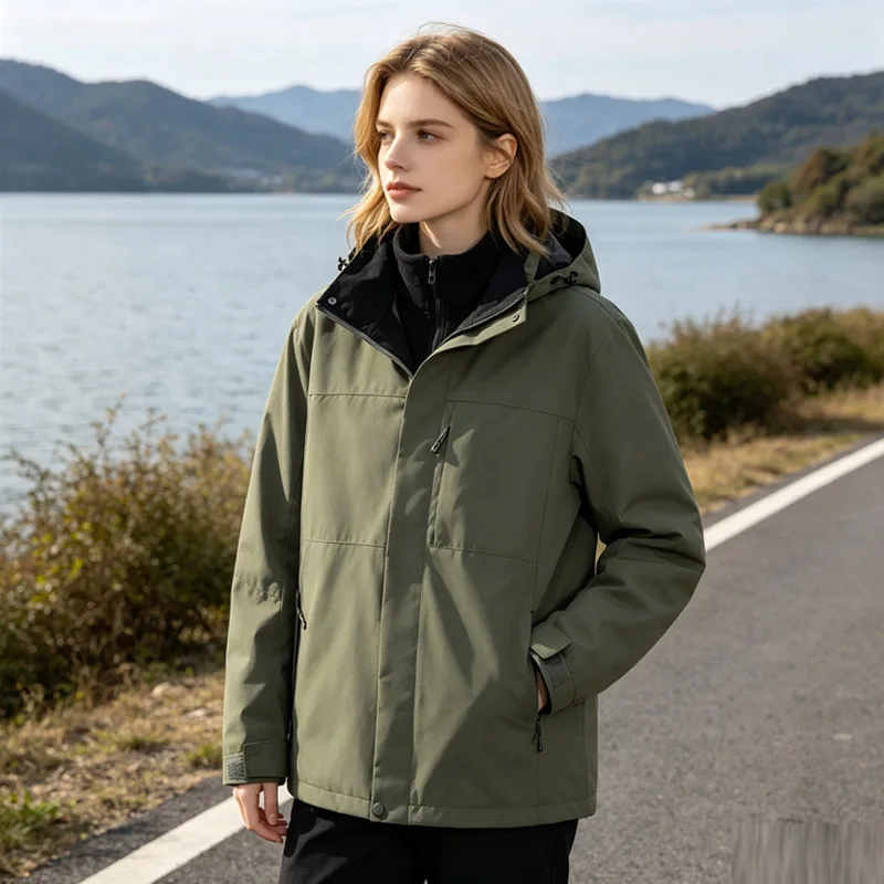 Outdoors Women Jacket Sports Ski Camping Outdoor Mountain Climbing Fashion Leisure Shopping Tour Windproof Softshell Jacket