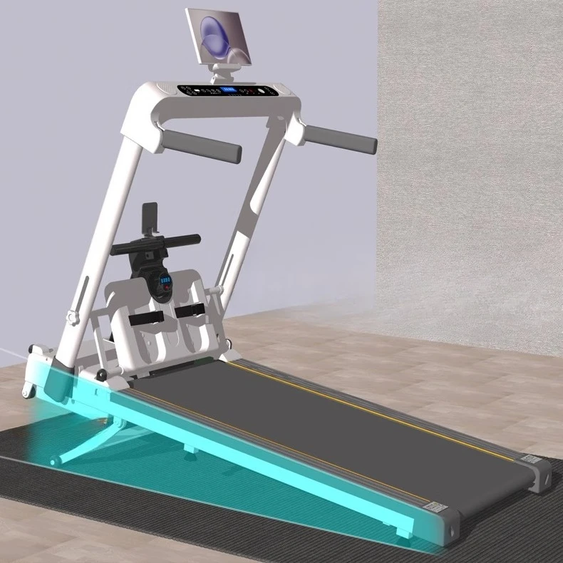 

Treadmill rowing machine 2-in-1 household foldable multi-functional climbing sports equipment