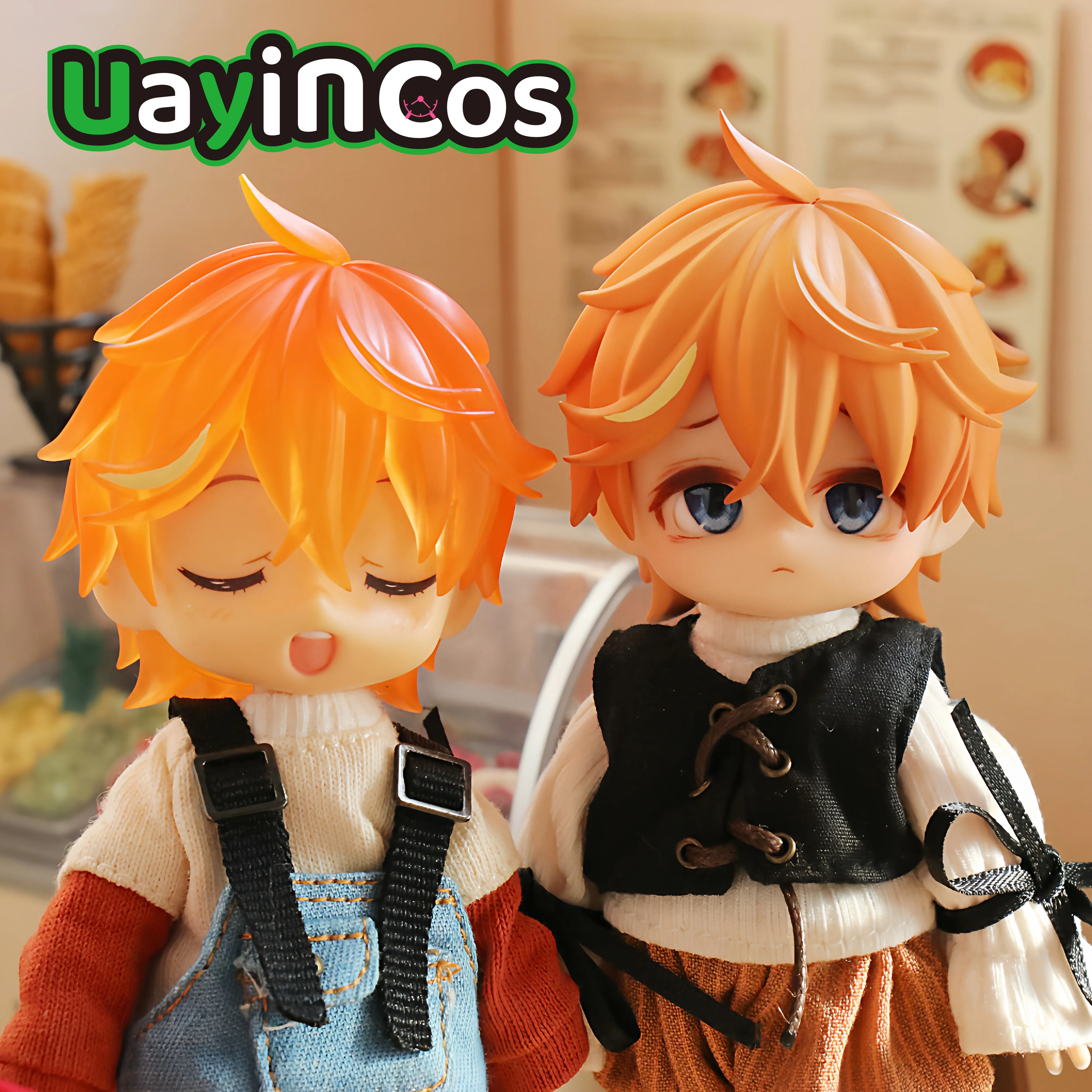 

Genshin Impact Tartaglia ручная работа ob11 ob22 GSC волосы съемная оболочка для волос парик лицевые панели BJD аксессуары для кукол игры аниме игрушка Ki