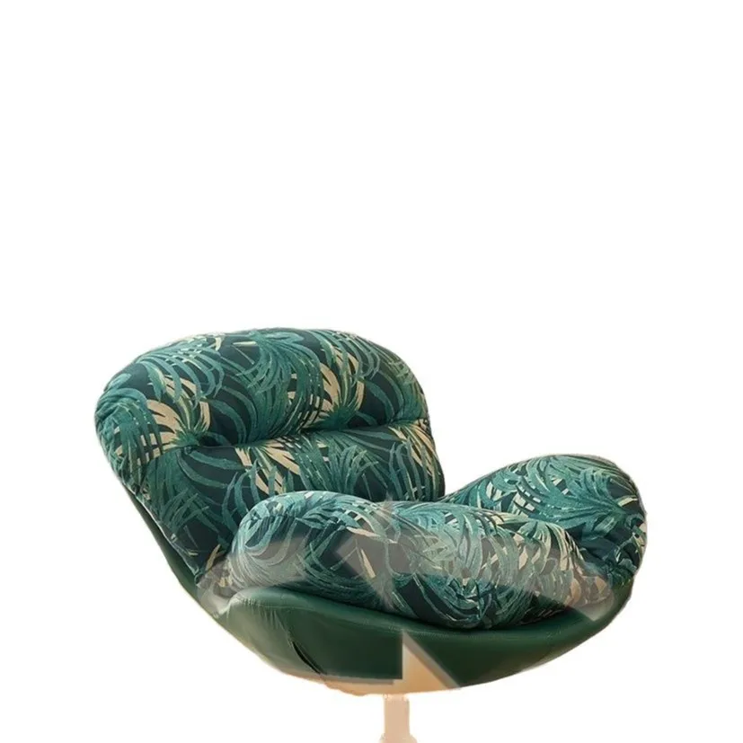 

Living room balcony leisure chair single lazy flower cloth recliner rotating