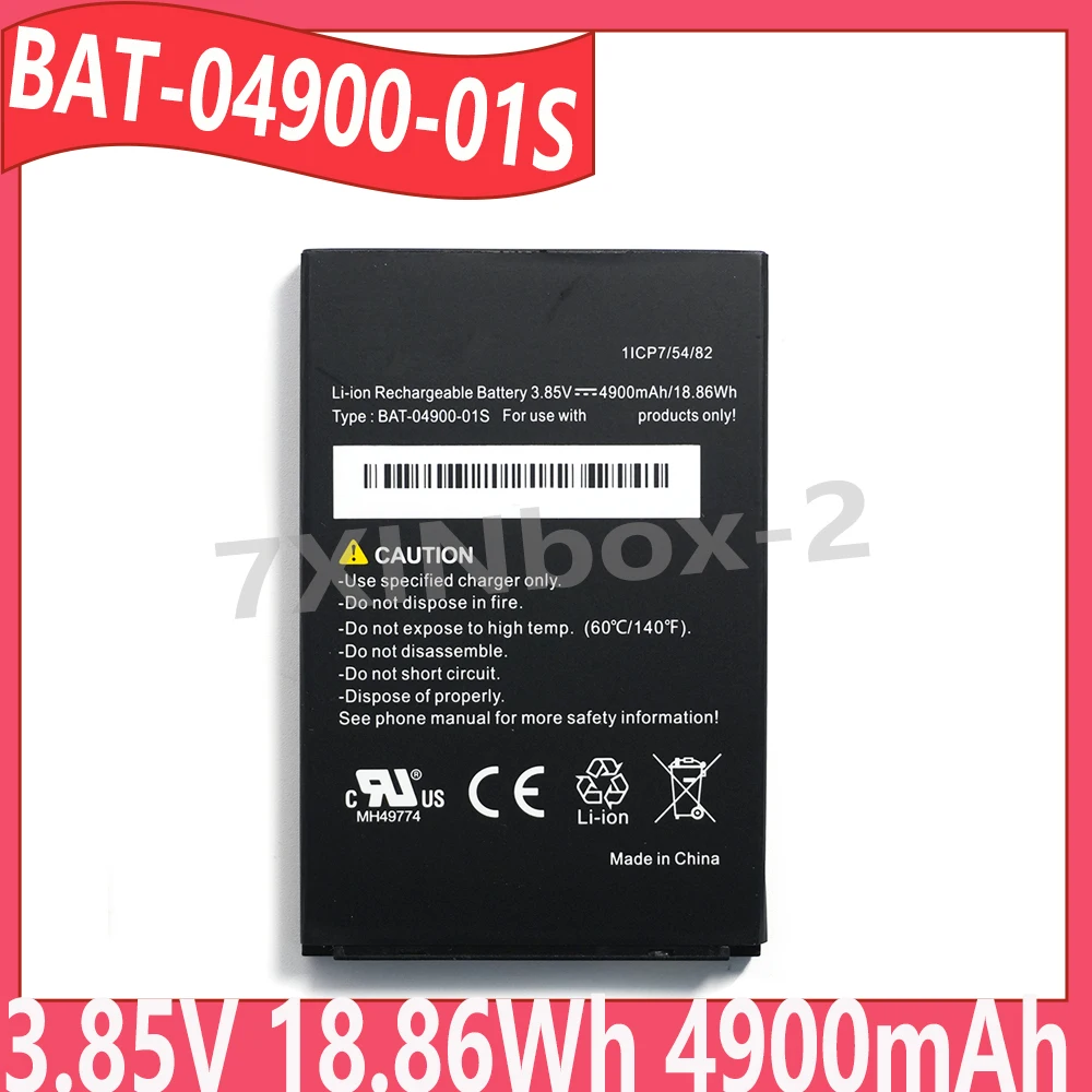 BAT-04900-01S 3,85 V 18,86Wh 4900mAh batería de repuesto para SONIM XP8 XP8800 serie BAT0490001S 04900-01S BAT 04900 01S