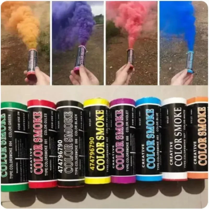 

3Pcs Wedding Fog Smoke-Stick Colorful Smoke Stick Handheld Smokes Stage Studio-Prop Atmosphere Party Decor Photography Aid Smok