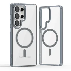 Luxury Translucent For Magsafe Phone Case for Samsung S26 S25 S24 Plus S22 S23 Ultra FE A55 A35 A16 A15 Wireless Charging Cover