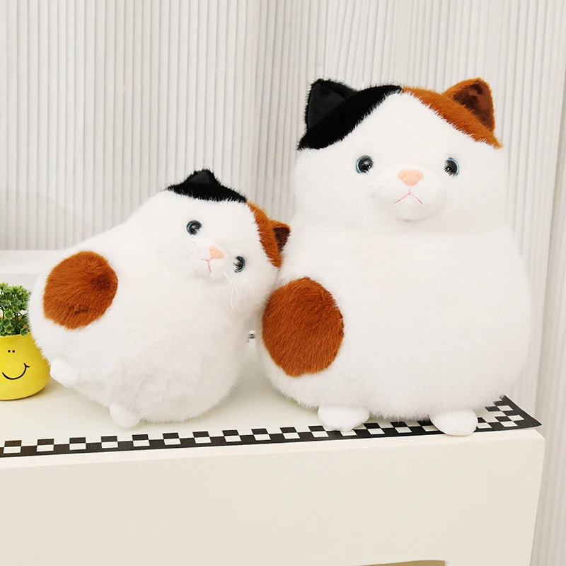 

Kawaii Animal Round Cat Plush Toys Chubby Creative Cats Dolls Cute Birthday Gifts Room Decoration