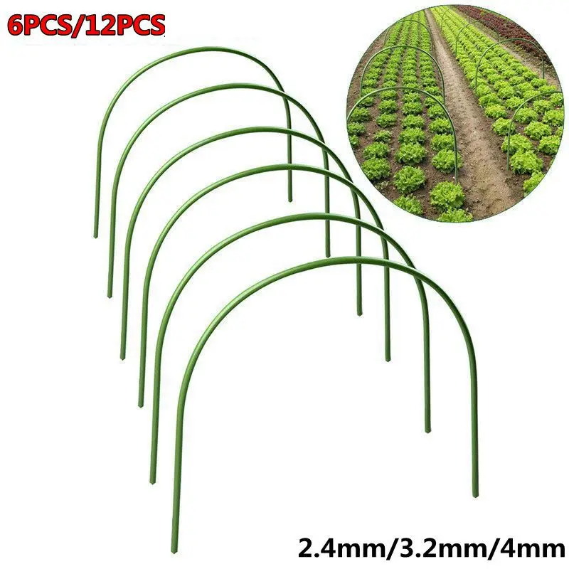 

Обручи для теплиц, 6/12 шт., для выращивания растений в саду, 2,4/3,2/4 мм