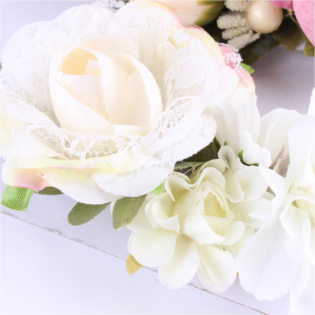 

3 Pcs Baby Floral Headband Newborn Hair Accessories Elastic Artificial Flower Toddler Headwear Kids Hairbands Girl Ribbon