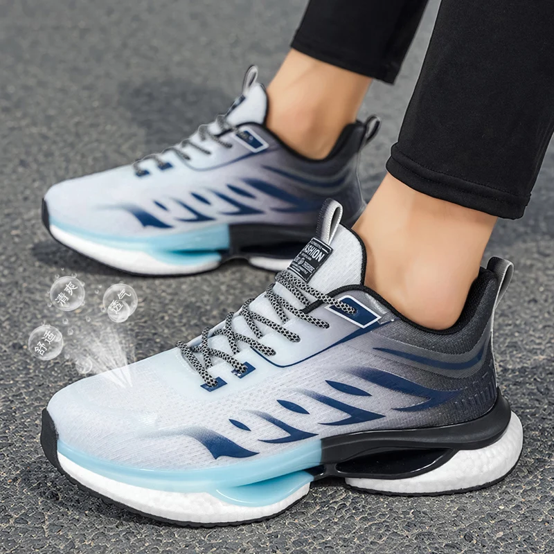 Morning Fitness Sneakers, Shockproof Cushion for Riverside Jogging, Lakeside Rest and Early Morning Casual City Walking