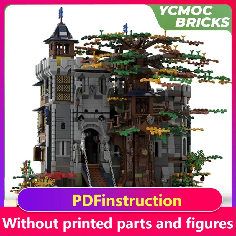 

Модель средневековой крепости MOC: Конструктор «Древо Жизни» — Модульные блоки для сборки замка. Подарки, рождественские игрушки, наборы для самостоятельной сборки.