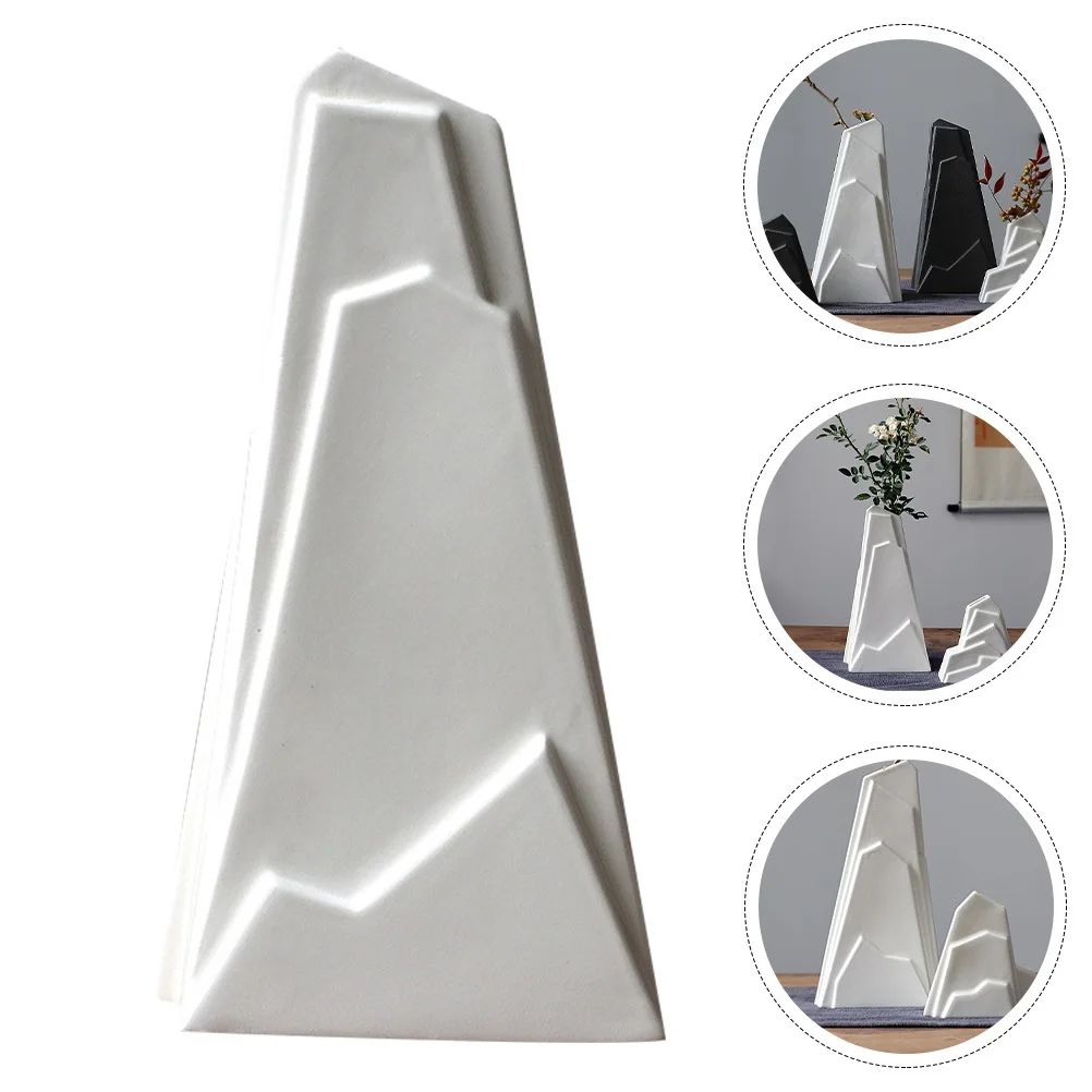 

1Pcs Ceramic Fake Mountain Flowerpot Small Rockery Pot Multi-Purpose Decoration for Home Office Garden Fake Mountain Flowerpot