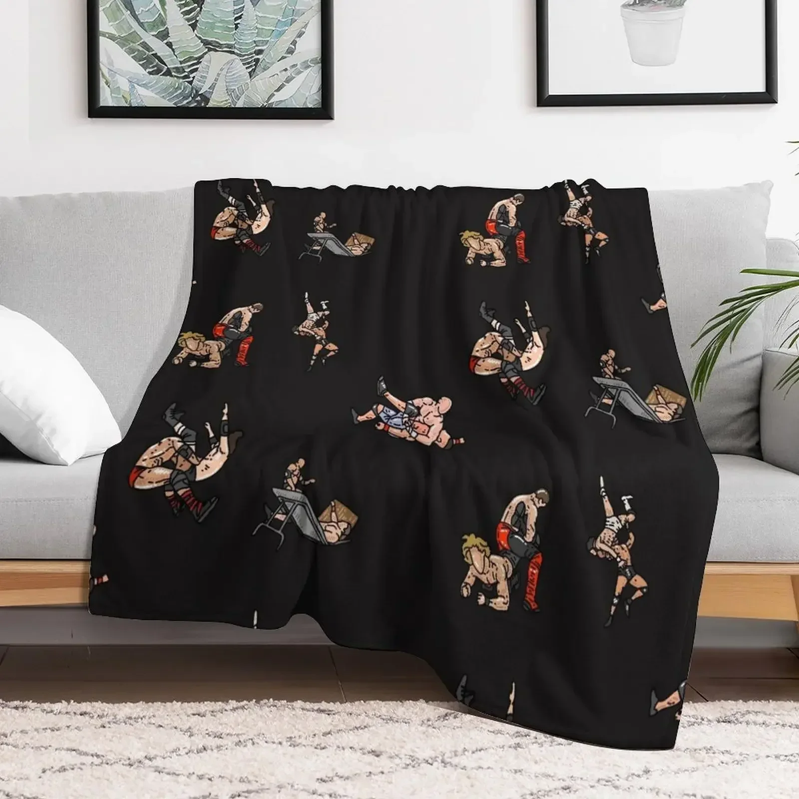 wrestling pack Throw Blanket Luxury decorative Blankets