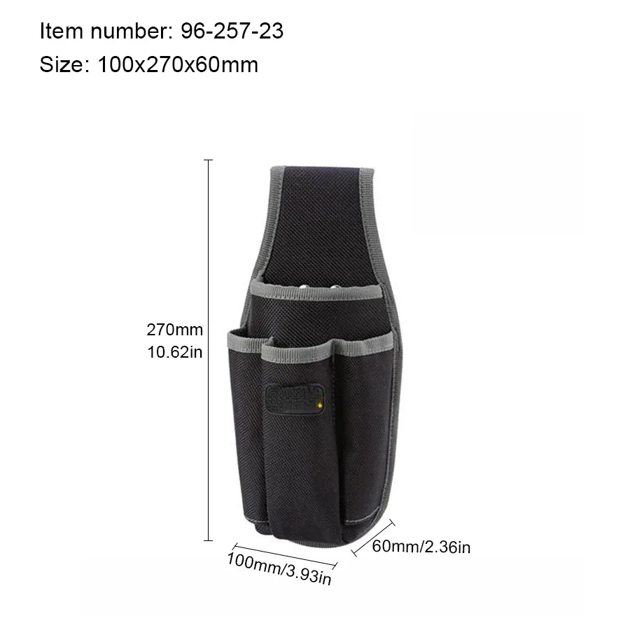 96-257-23 Mini Tool Pouch with 4 Pockets Tool Pouch Portable Waistpack Storage Bag Optional Belt Repair Storage Kit Spot welder