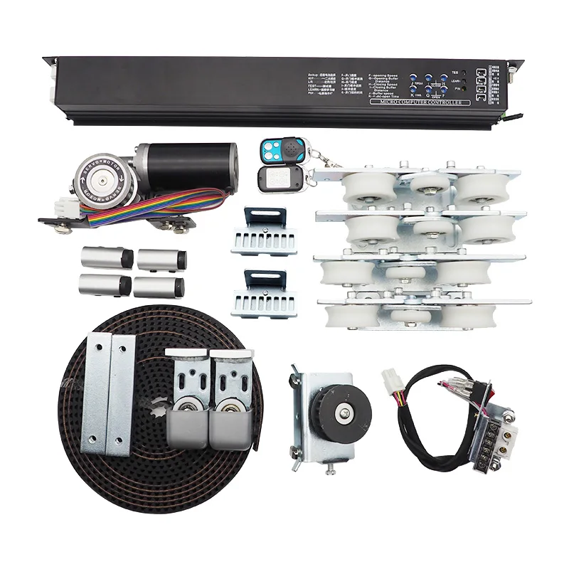 ES180 Modern Design Automatic Sliding Door Controller 65W Brushed Dunker Motor 3-Year Warranty for Hotel Medical Doors