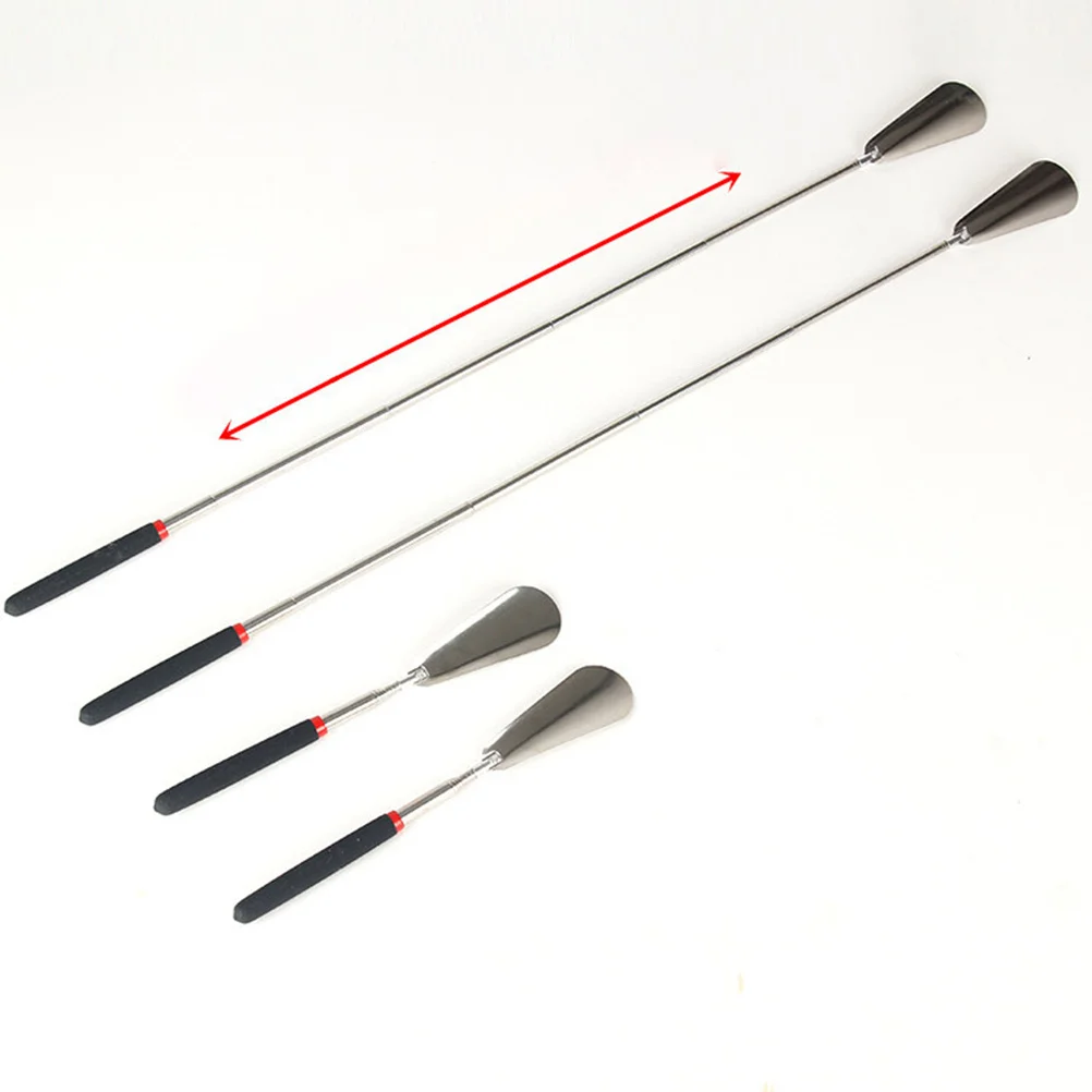 

1Pcs Stainless Steel Shoe Lifter Telescopic Shoehorn 74Cm Ergonomic Design Shoes Removal Aid Portable for Men Women Home Travel
