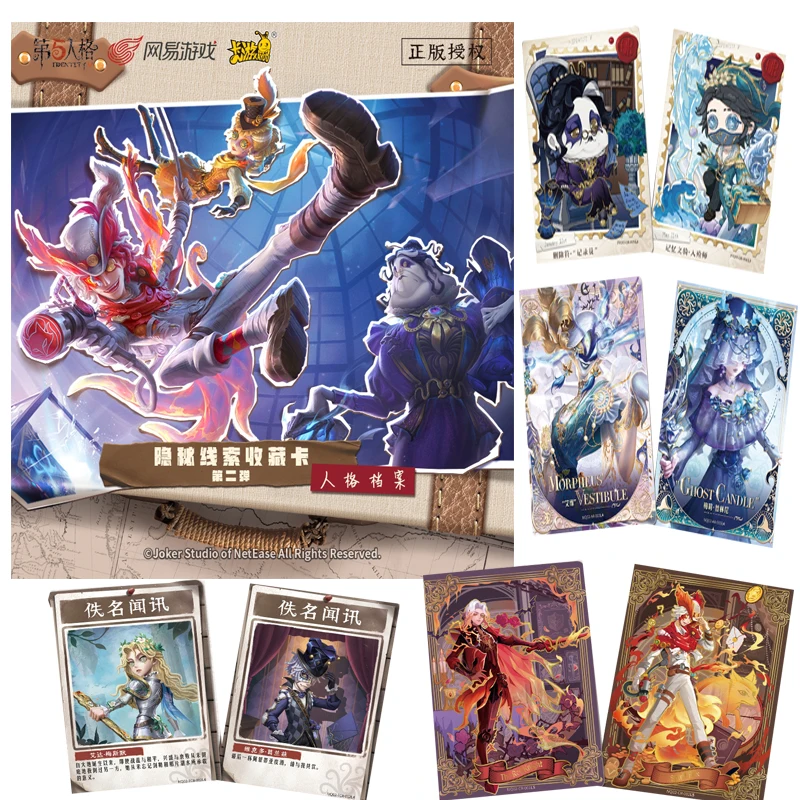 

Оптовая продажа Identity V Mystery Card Pack Limited Edition 2nd Series Эксклюзивный AR Artwork Коллекционный аниме-подарочный набор для фанатов