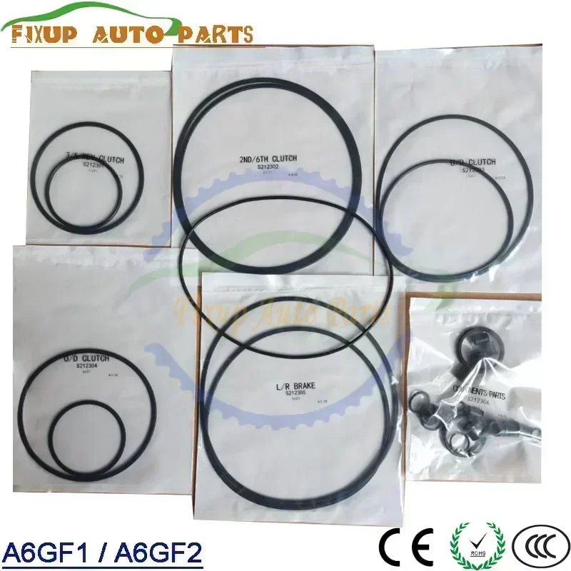 A6GF1 A6GF2 Automatic Transmission Sealing Rings Gearbox Repair Kit For Hyundai Sonata Tucson Veloster Kia Forte K3 K5 Gaskets