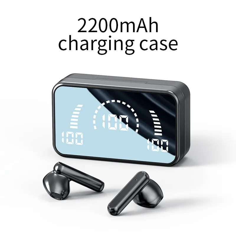 # سماعة بلوتوث لاسلكية S2 TWS مع صندوق شحن وإلغاء الضوضاء وسماعات أذن LED مع ميكروفون وسماعات رأس لاسلكية وسماعات بلوتوث #6