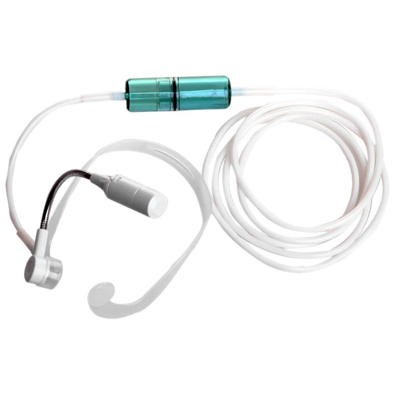 2X Headset Nasal Type Oxygen Cannula 2M Soft-Contact Nasal Oxygen Cannula Standard Connector Inhaler Accessories