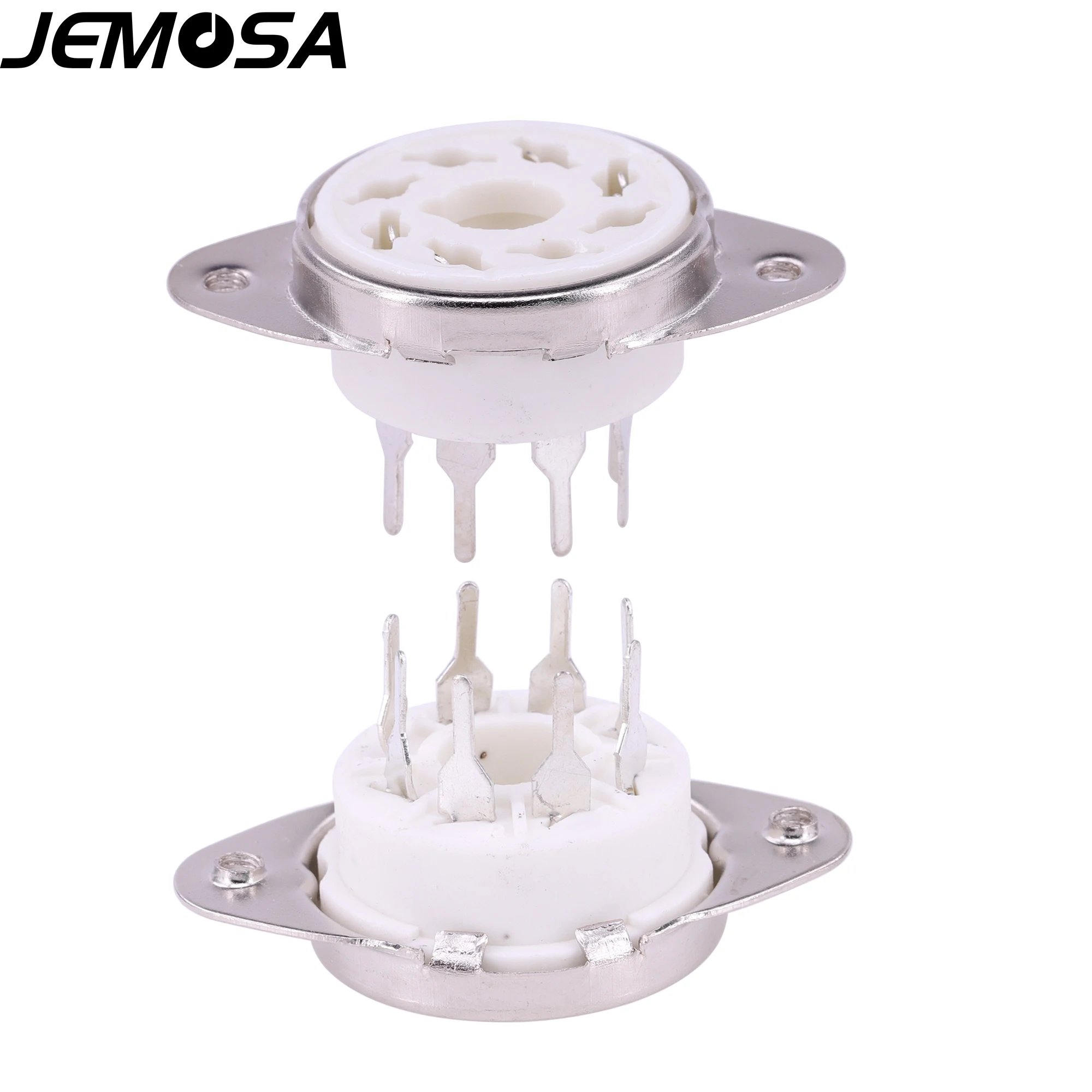 Ceramic 8Pin Tube Socket GZC8-Y-5 K8A Valve Base For KT88 6V6 6L6 EL34 6N8P 6N9P GZ34 6SL7 6SN7 Vacuum Tube Amplifier Audio HIFI