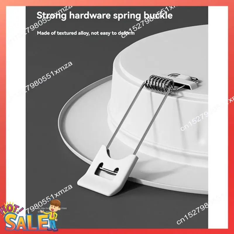 ABCL 6PCS 12W LED da incasso faretto da incasso a soffitto rotondo per camera da letto interna illuminazione decorativa per la casa luce calda