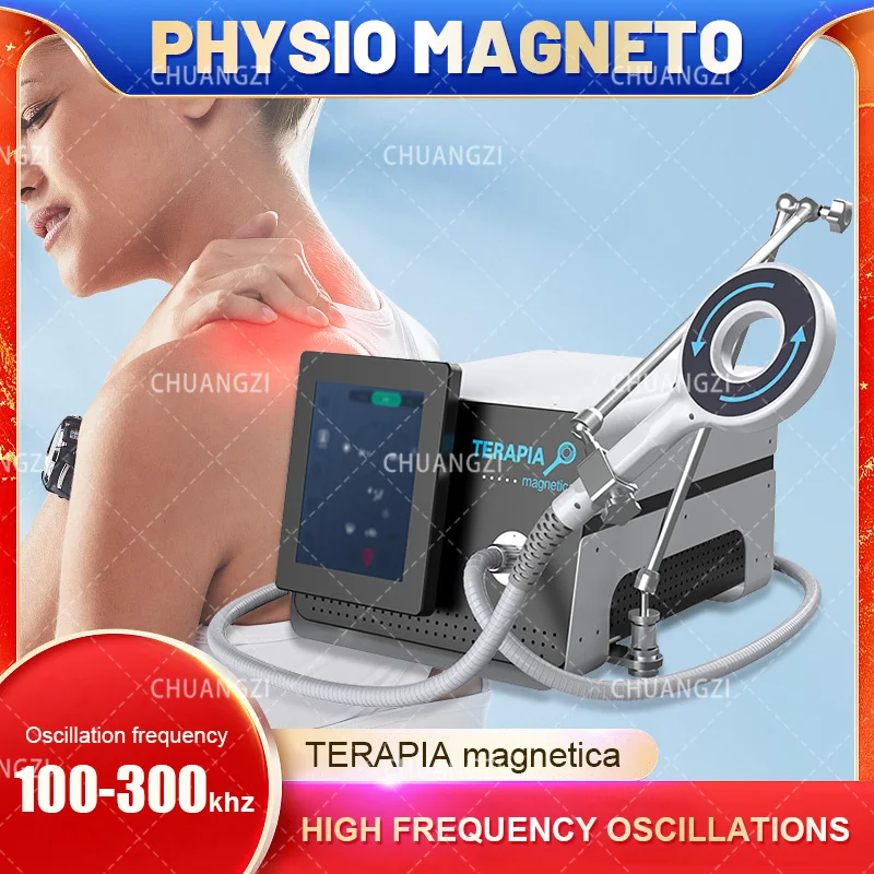 Electromagnetic Muscle Relax Physio Magneto Extracorporeal Shockwave Therapy Machine Pain Relief Magnetotherapy Equipment