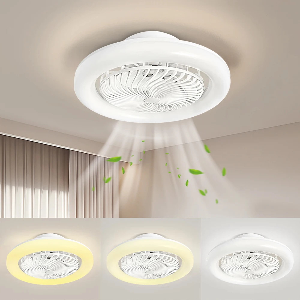 

Потолочный вентилятор-светильник с вращением на 360 градусов, светодиодный вентилятор-светильник для спальни, потолочный вентилятор-светильник для гостиной, спальни, столовой