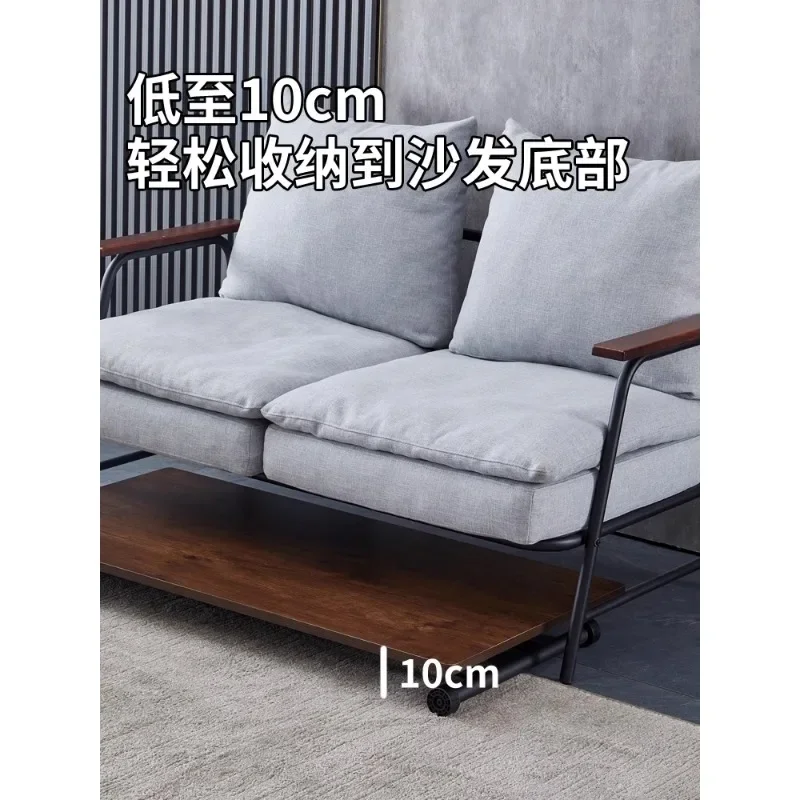 Multifunctional lift coffee table rental room rectangular dining table dual-purpose small apartment simple small table can be fo