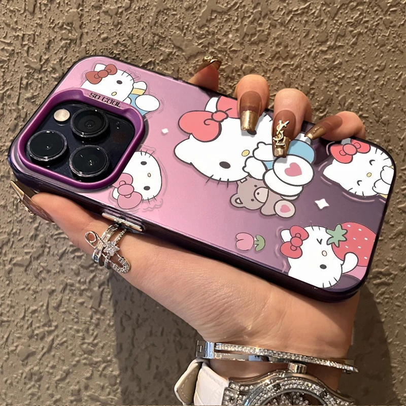 حافظة هالو كيتي اللطيفة جدًا لهاتف Xiaomi Redmi Note 13 12 14 11 Pro Plus 4G 5G 12S 11S 10s 10 9 9S 12C 13C 14C A3 A4 #5