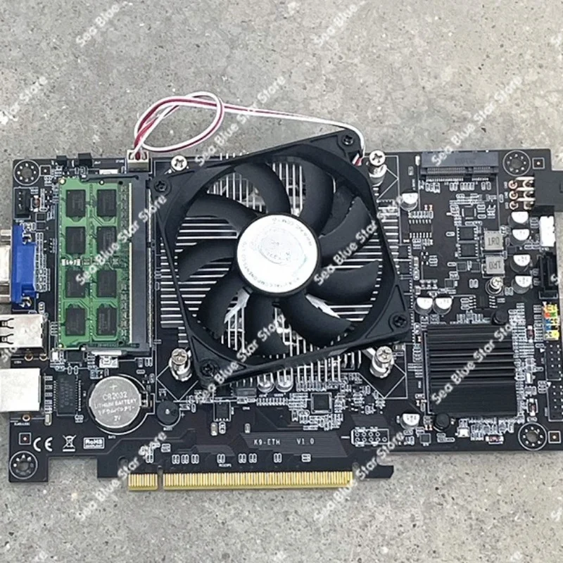 Industrial control main board B75 K9-ETH computer control main board NAS network storage multi-hard disk expandable 24 disks