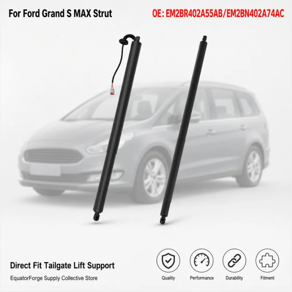 Lift Support Strut for Ford Grand S MAX 2015  Electric Tailgate EM2BR402A55AB EM2BN402A74AC Direct Fit Durable