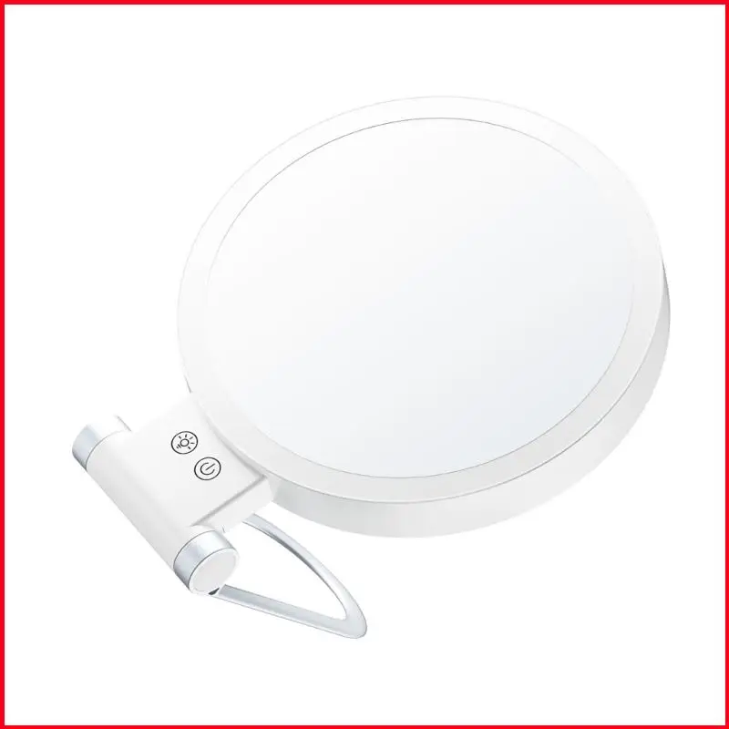 K92A Double Side Rechargeable Cosmetic Mirror with Magnification and Touch Control