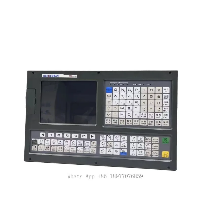 Weide 980ME CNC Controller 2/3/4/5 Axis Milling/Lathe Machine Horizontal Type Support CAD File Change To G Code