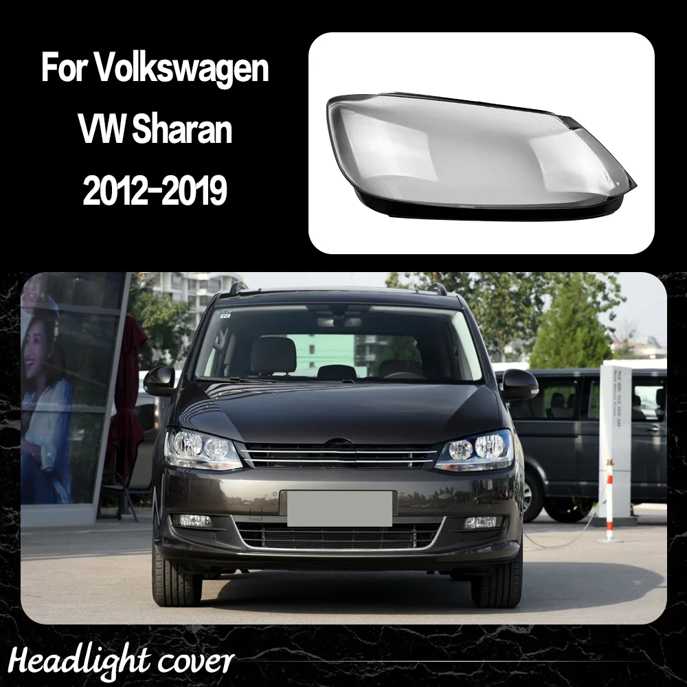 

Car Headlight Glass For Volkswagen VW Sharan 2012 2013 2014 2015 - 2018 2019 Headlamp Lens Cover Car Accessories Lampshade Shell