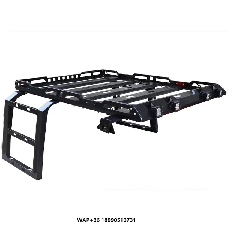 

Steel Luggage Rack Roof Rack with Ladder Without Lights for jeep wrangler JK 2007-2017