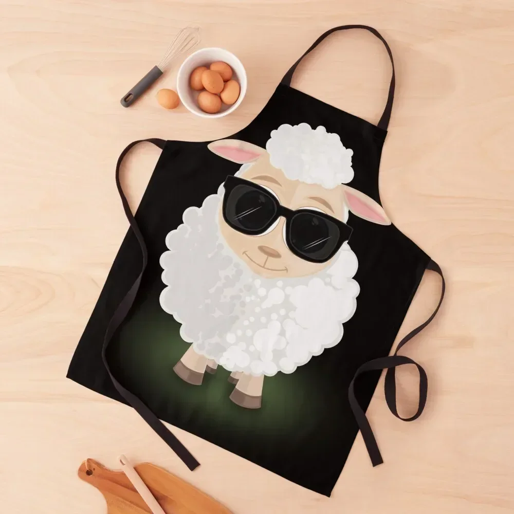 

Cool Sheep Apron Children'S Woman Kitchens For Nail Stylist For Cooking Apron