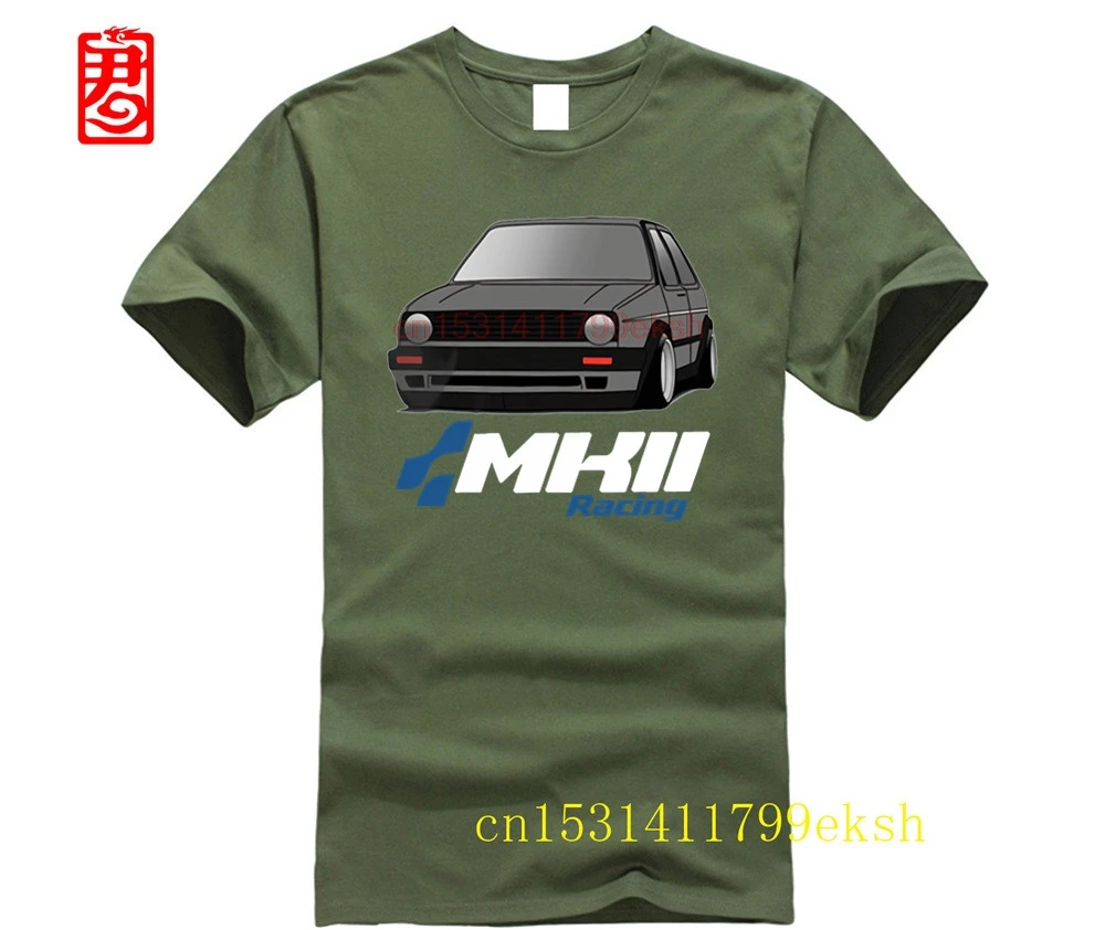 2023 New Fashion Cool Tee Shirt Fashion Golfs Mk2 Racings T-Shirt Japanese car fans MKII Custom T-shirt