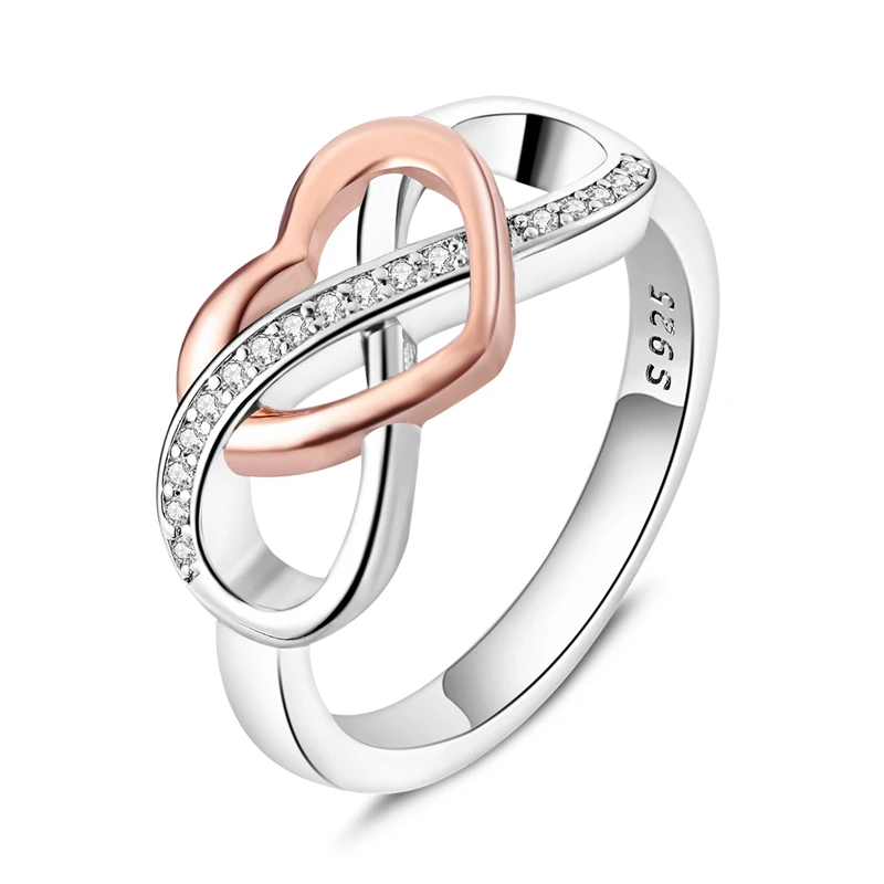Women's 925 Sterling Silver Luxury Stackable Ring, Wedding Gift