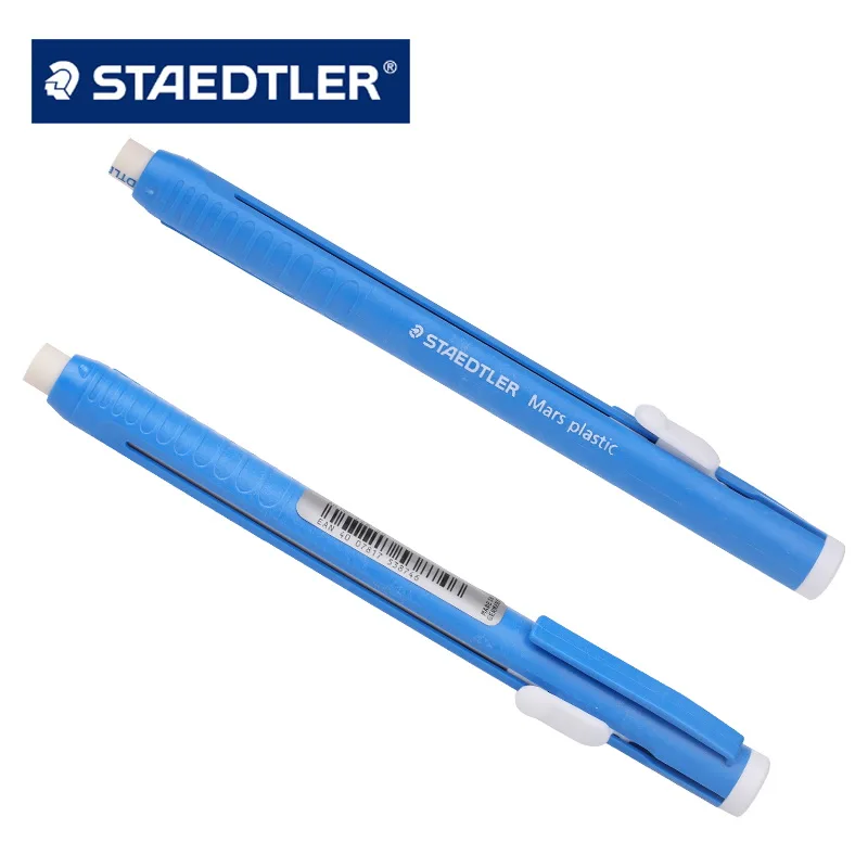 1pc Staedtler Mars Plastic 528 25 Automatic Pen Eraser Replaceable Core Sliding Push Writing Painting Office and School Supplies