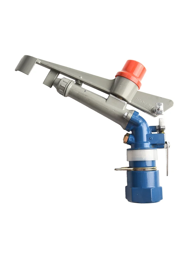 Sprinkler for Farm Irrigation with Female Thread Fitting and 35 40 Meter Spray Radius Supporting Sugar Cane Oats and Feed Crops