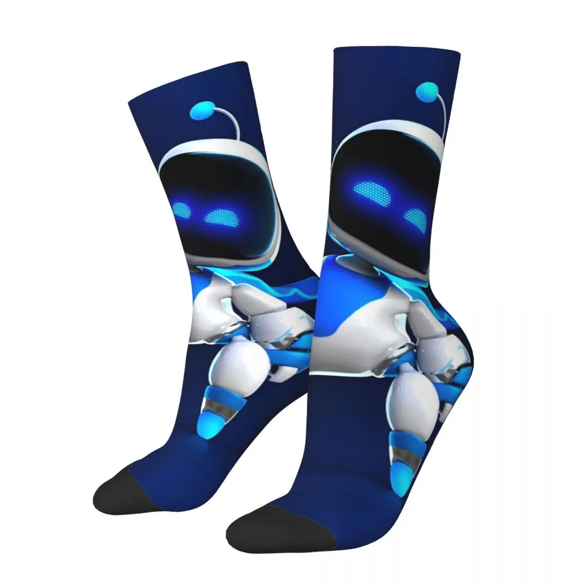 Winter Warm Colorful Unisex Astrobot Pattern Astros Game Socks Sweat Absorbing Sports Socks