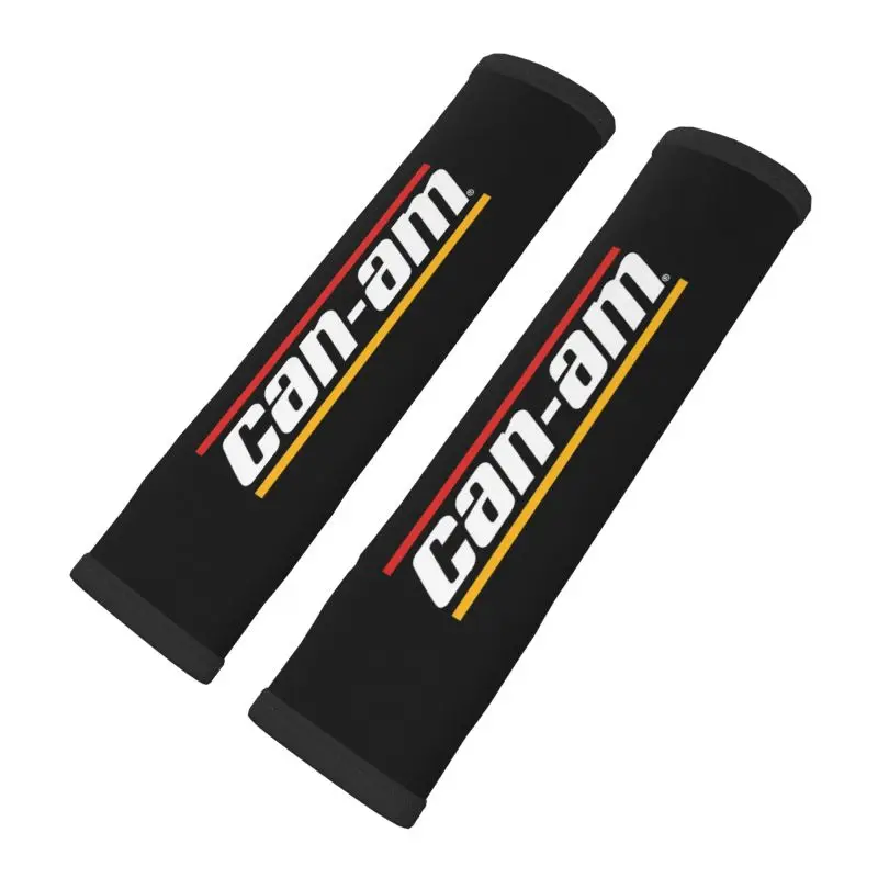 Custom BRP Can-Am Team Car Seat Belt Covers 2 Pcs Shoulder Strap Pads for Adults Kids Comfortable Seatbelt Protector Universal