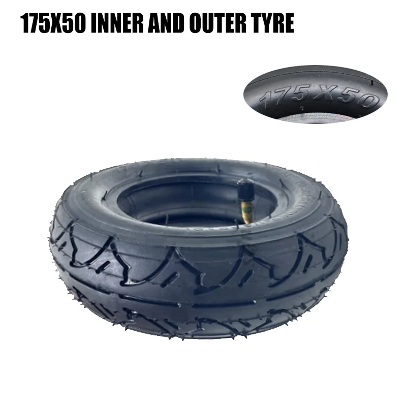 175x50 Electric Scooter Tire, Fits  7 Inch Wheelchair Stroller Tire Replacement