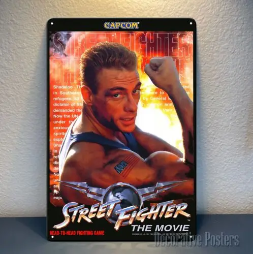 Video Game Movie Metal Poster - Sign- Size:20x30cm-aluminum