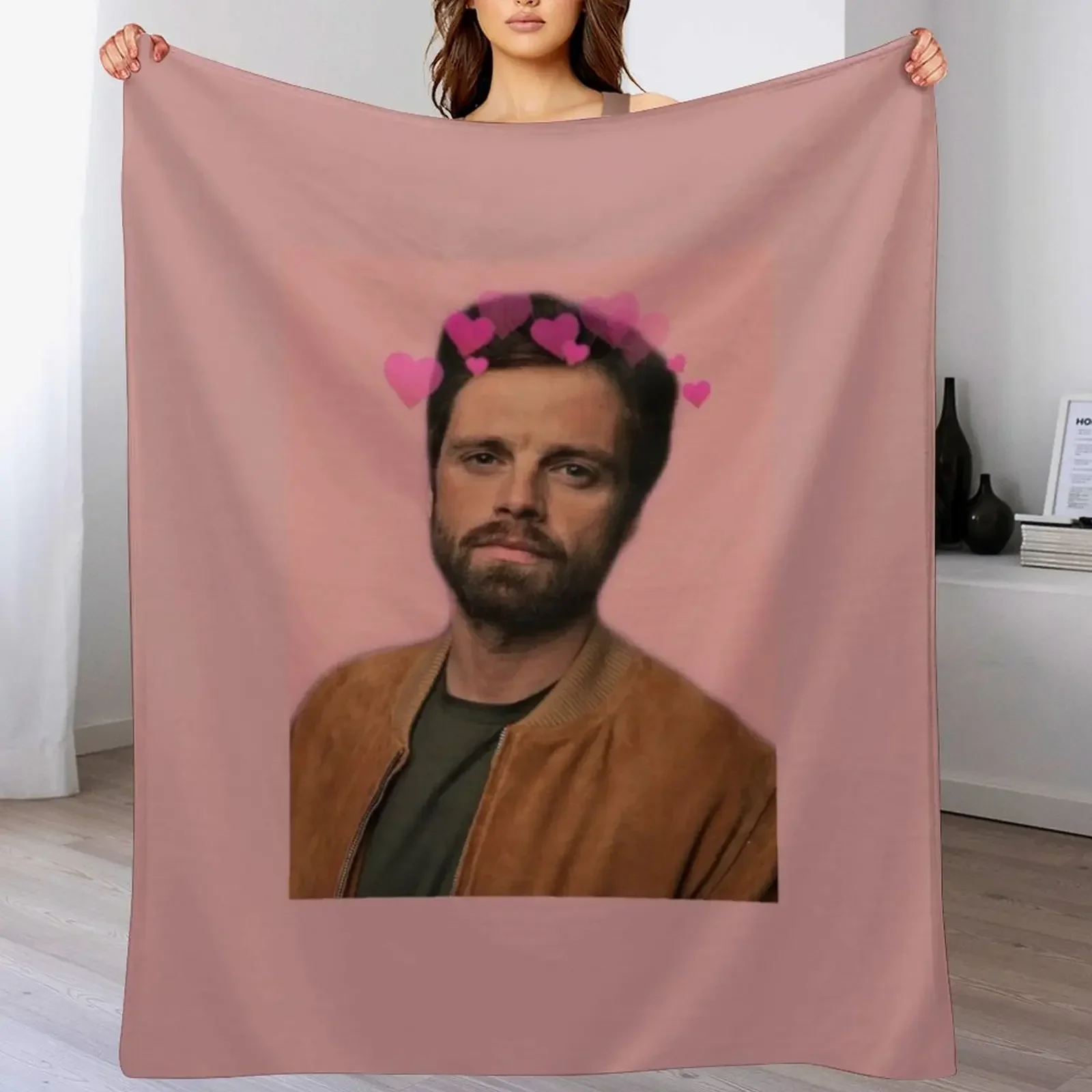 

Sebastian Stan Throw Blanket Soft Cozy Blanket for Pet Kids Adults