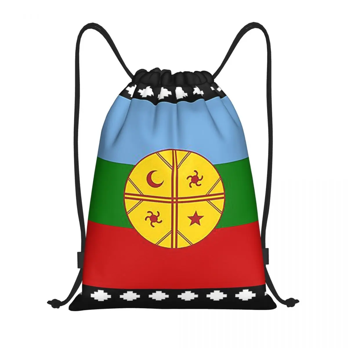 

Рюкзаки с флагом мапучей, повседневные сумки на шнурке, сумки для обуви, сумки для книг, сумки для путешествий и учебы