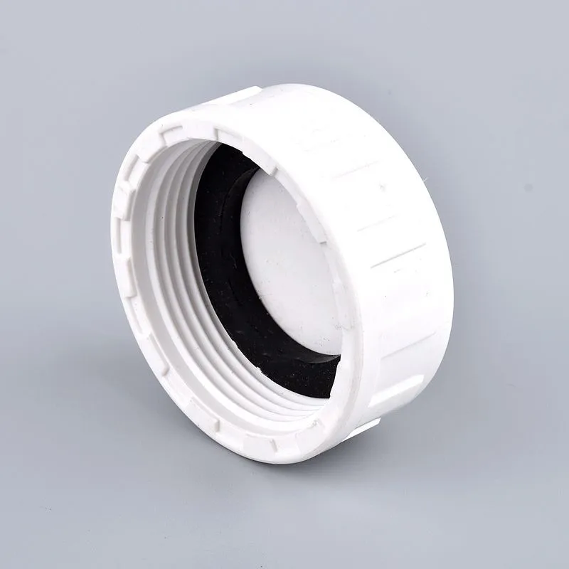 2pcs PVC Female Thread End Cap Connector 1/2~2 Inch End Connector 20 25 32 40 50 63mm Irrigation Water Pipe Connector Fittings
