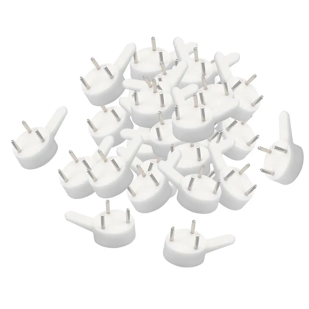 Picture Hooks Quantity 100 White Picture Hooks Concrete & Brick