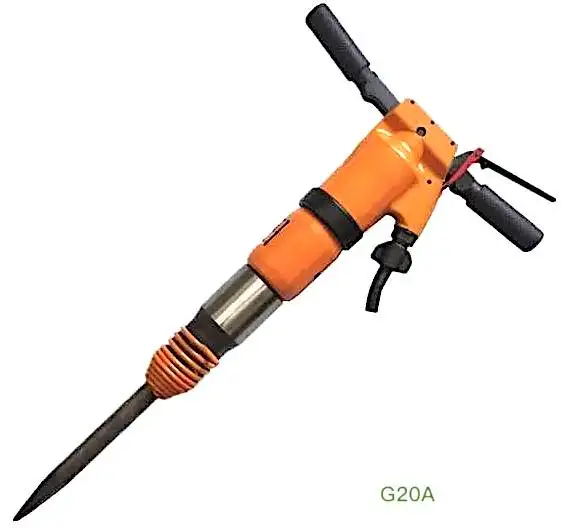 G30 Super Power 78J Demolition Hammer With an impact rate of 1,200 BPM to dig a large square hole to remove tile brick press