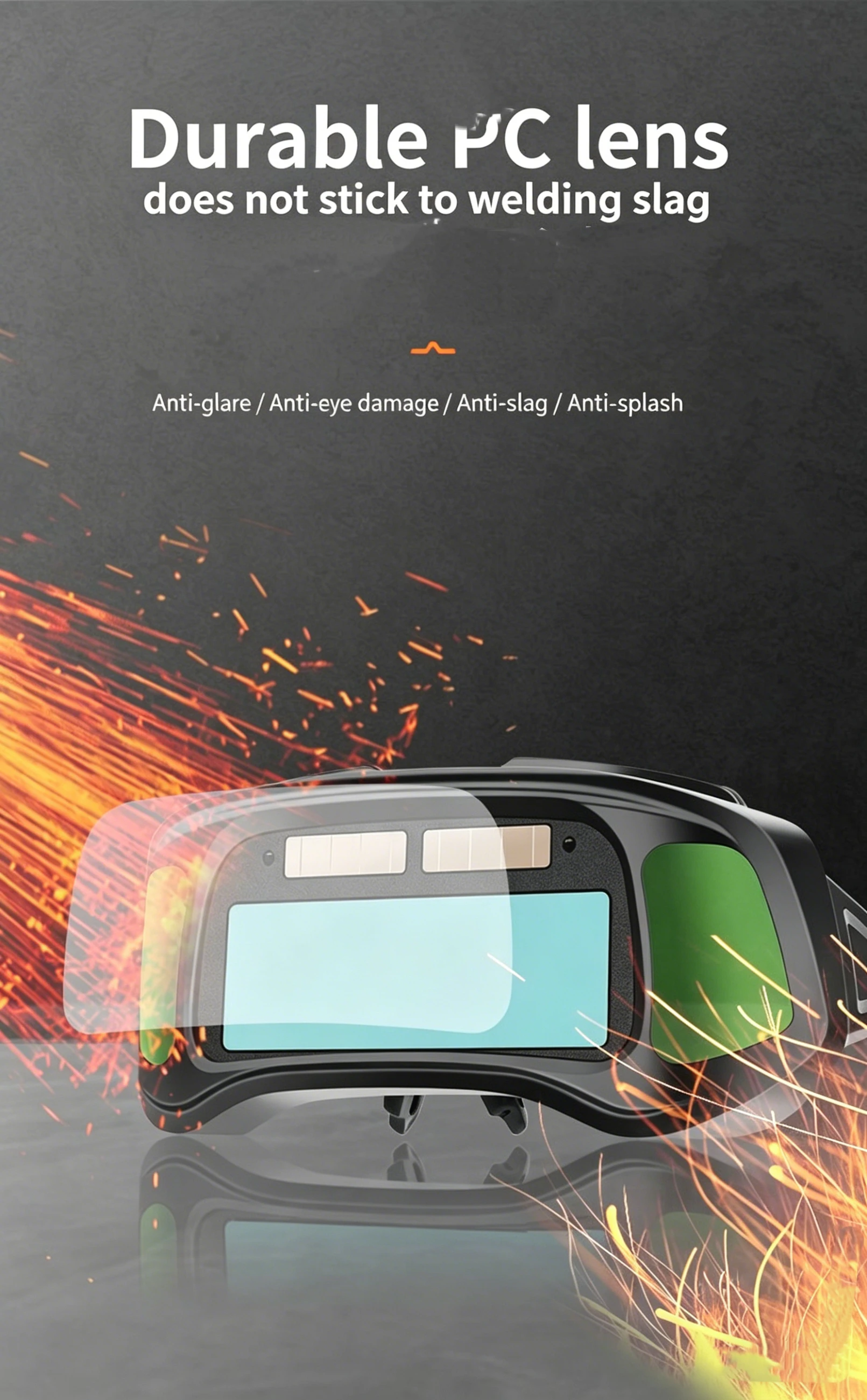 

Умные сварочные очки True Color с автоматическим затемнением и прозрачными внутренними линзами, солнечные очки для сварщика, антибликовые очки для сварщика