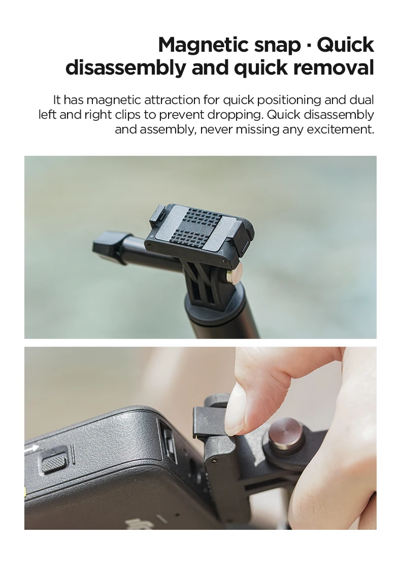 حامل محول مغناطيسي سريع التحرير لكاميرا DJI Osmo 360، محول تركيب حامل الكاميرا لملحقات Osmo 360