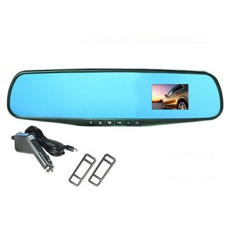 

Hot Sale Professional Manufacturer 1080p Lens Car Rear View Reverse Backup Camera Kit 2.4 inch cheap Car DVR Mirror Send gifts